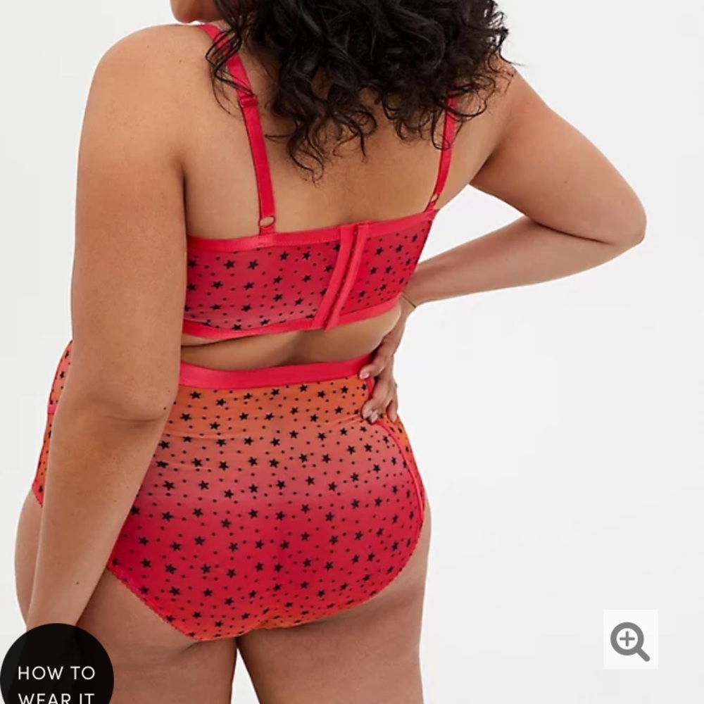 Torrid-Ombré Mesh lingerie (Top & bottom) NWT - Picture 3 of 14